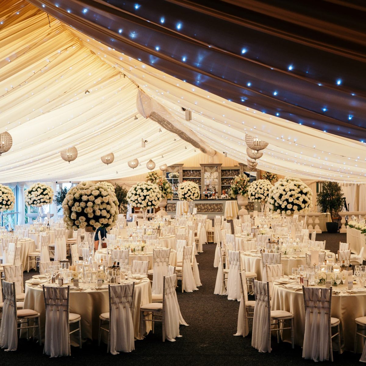 Coombe Abbey marquee weddings