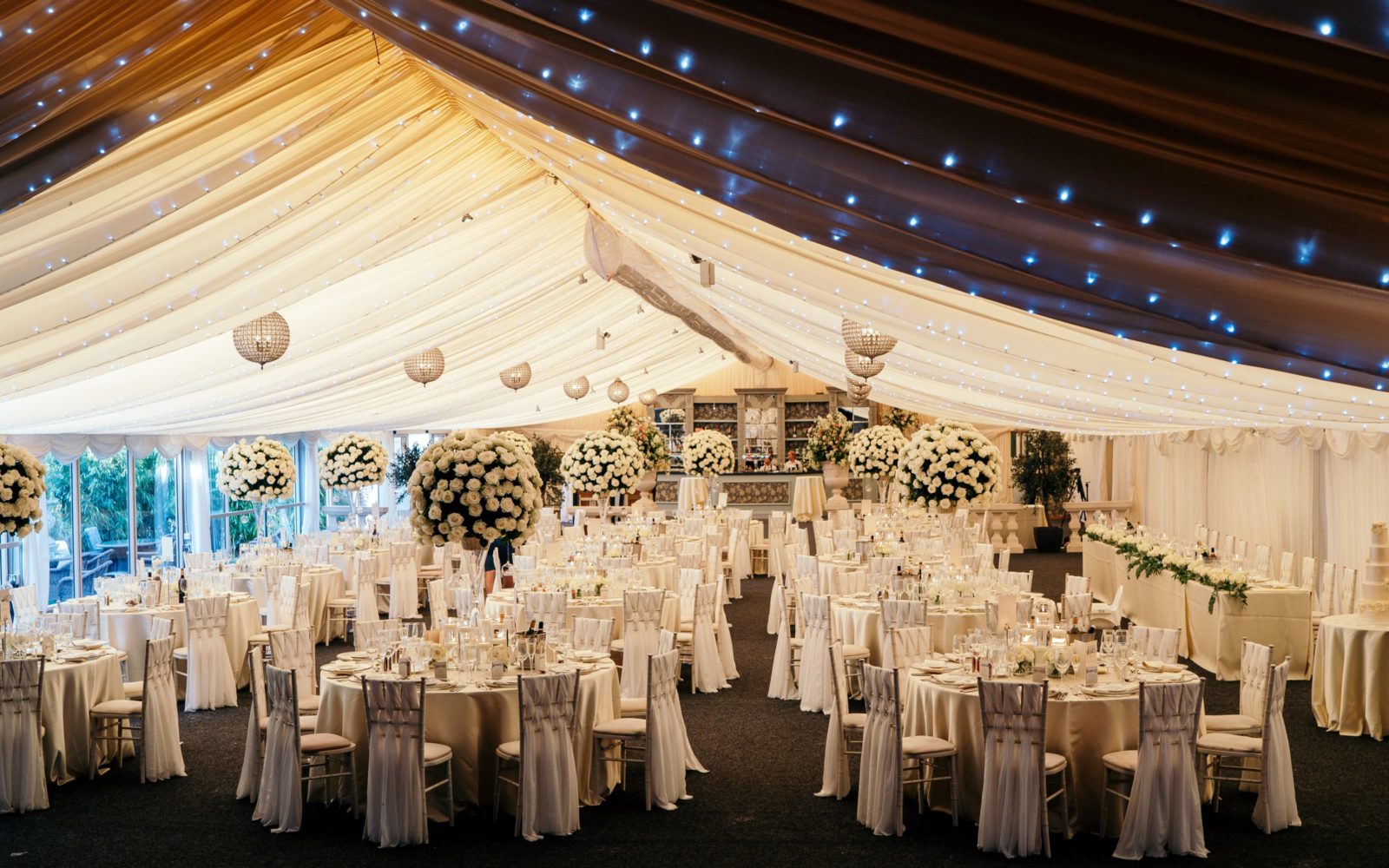 Coombe Abbey marquee weddings