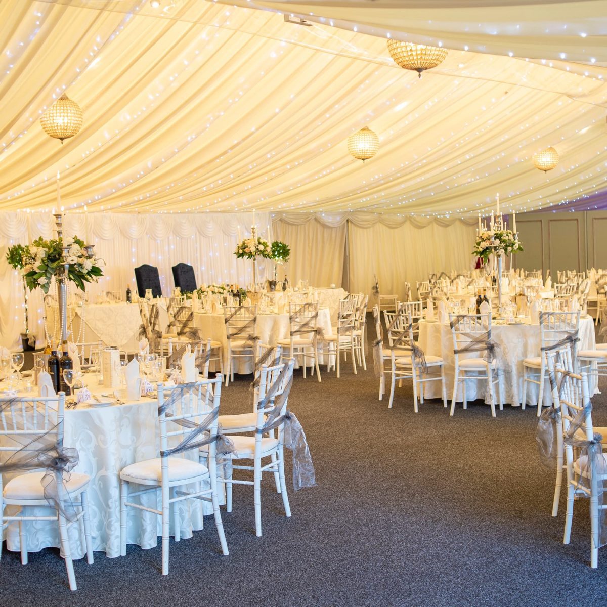 party marquee at coombe abbey