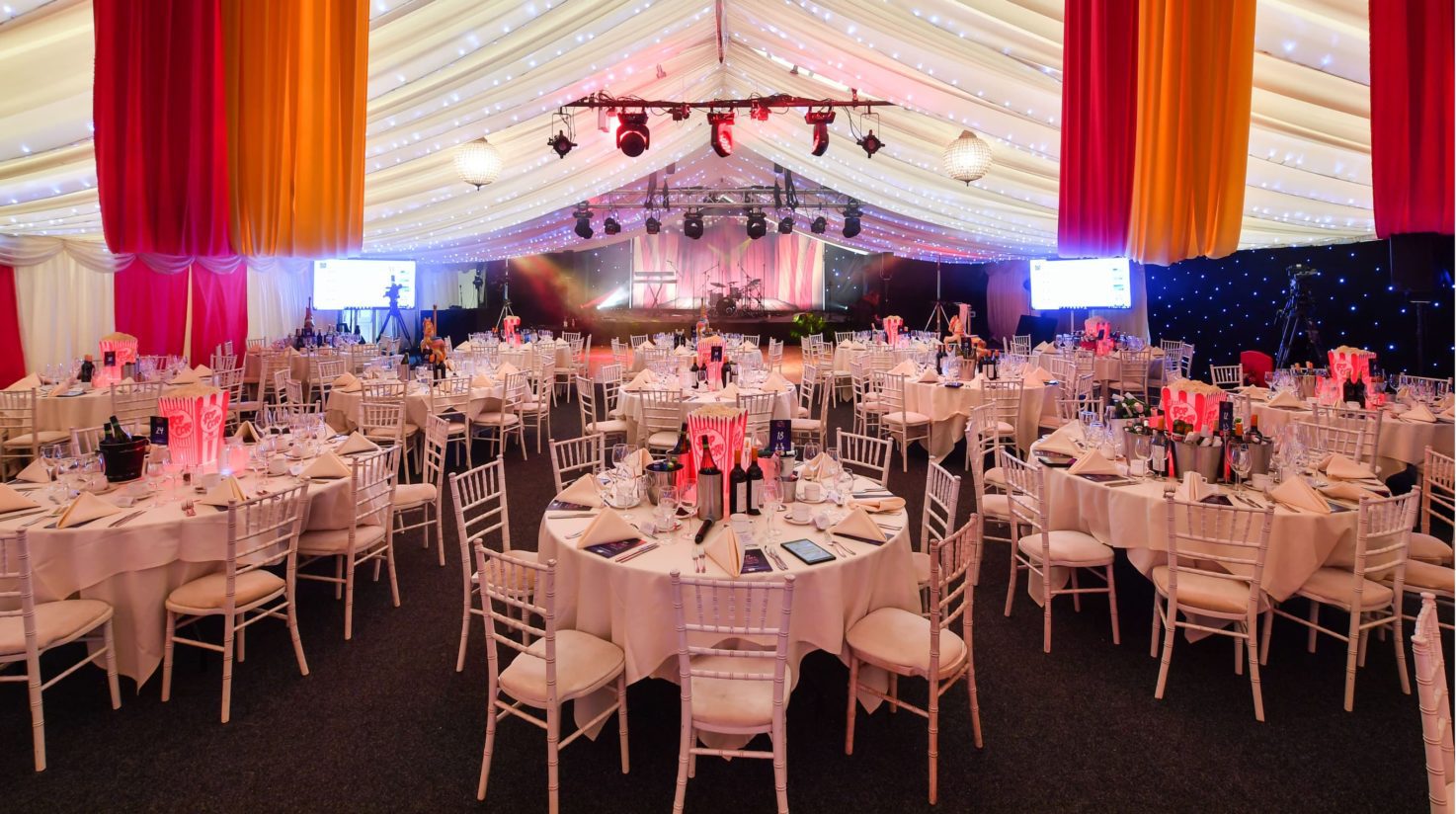 Celebrate here in our Marquee at Coombe Abbey