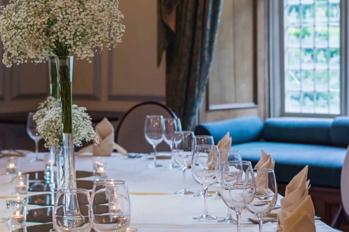 Coombe Abbey private dining food experiences